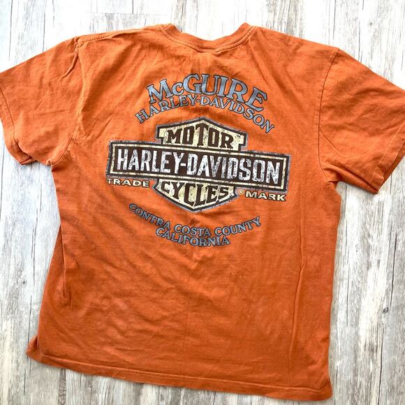 Harley Davidson "Finest Quality" 1903 Brown T-Shirt XL Contra Costa County CA - Picture 3 of 7